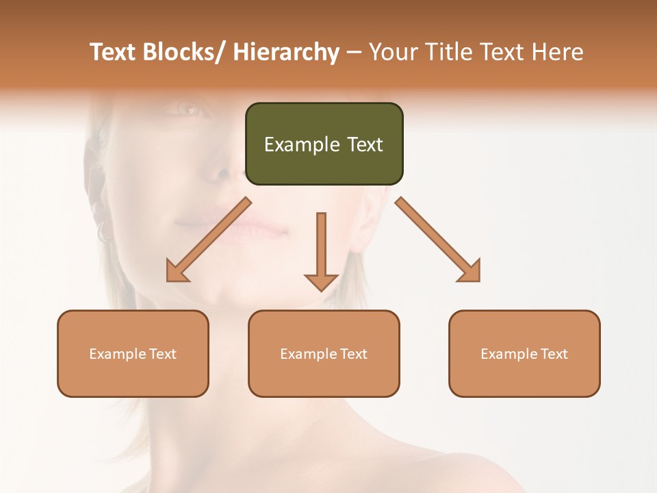 Young Laughing Facial PowerPoint Template