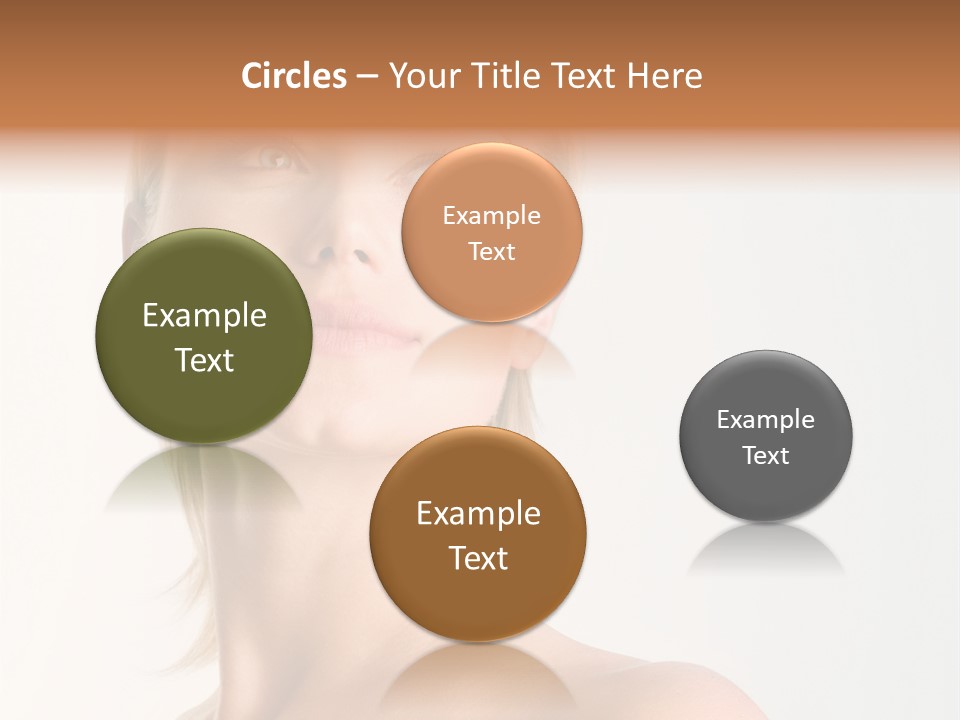 Young Laughing Facial PowerPoint Template