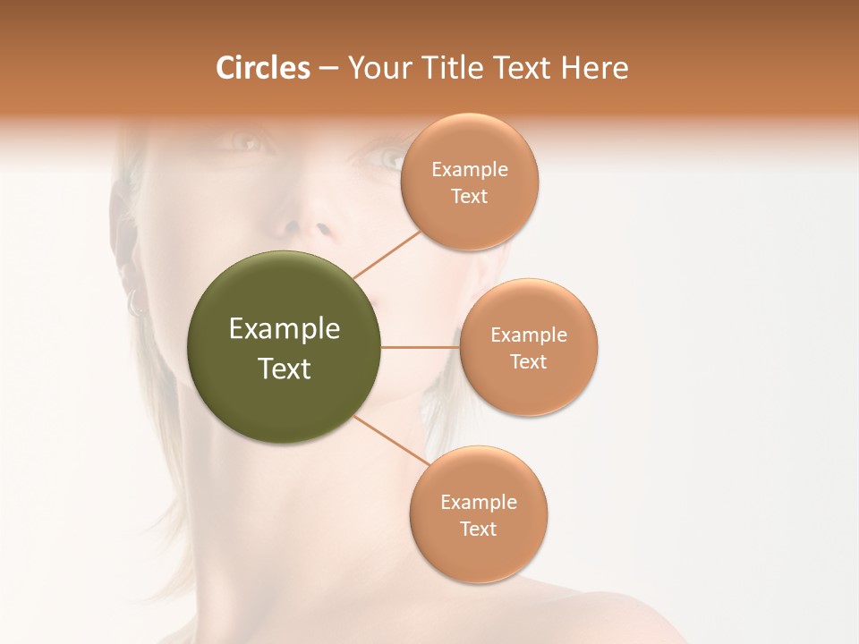 Young Laughing Facial PowerPoint Template