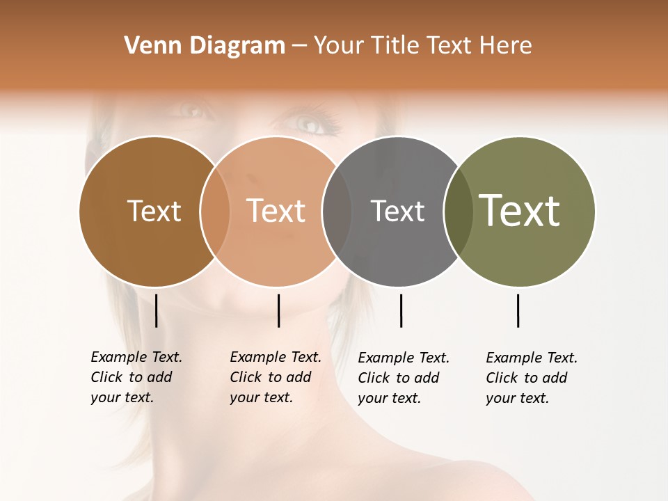 Young Laughing Facial PowerPoint Template