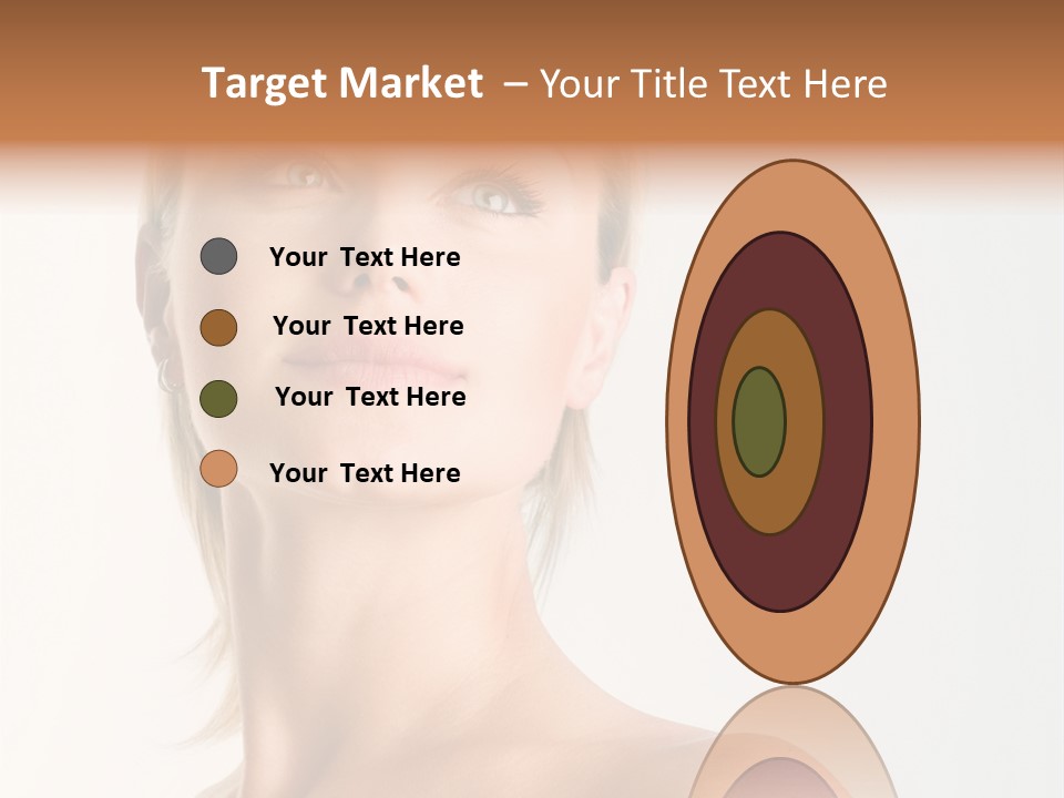 Young Laughing Facial PowerPoint Template