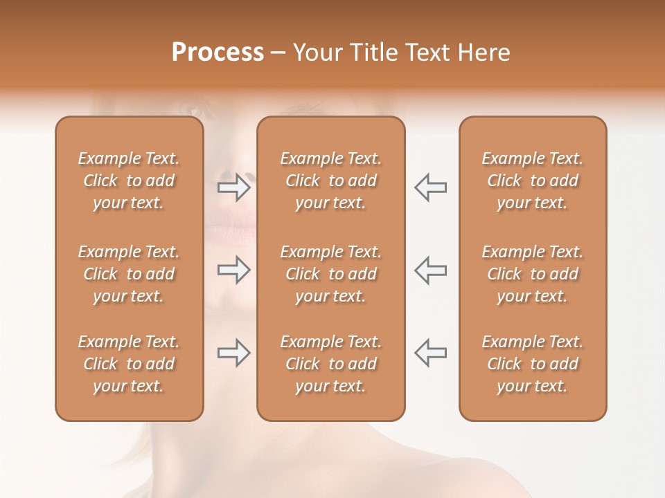 Young Laughing Facial PowerPoint Template
