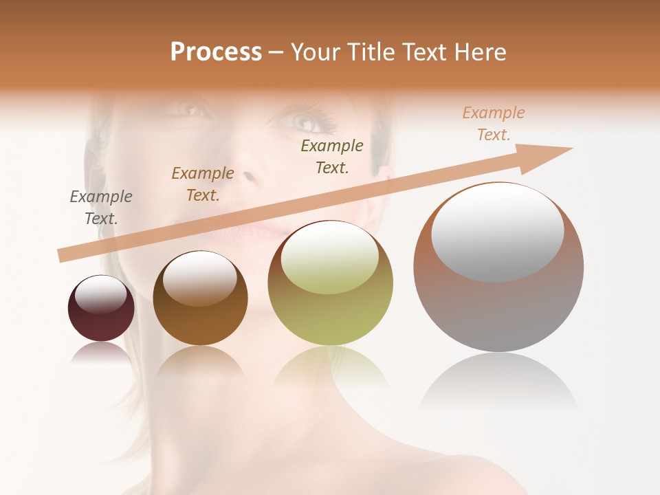 Young Laughing Facial PowerPoint Template