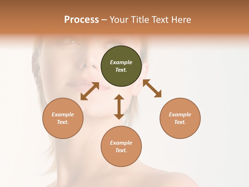 Young Laughing Facial PowerPoint Template