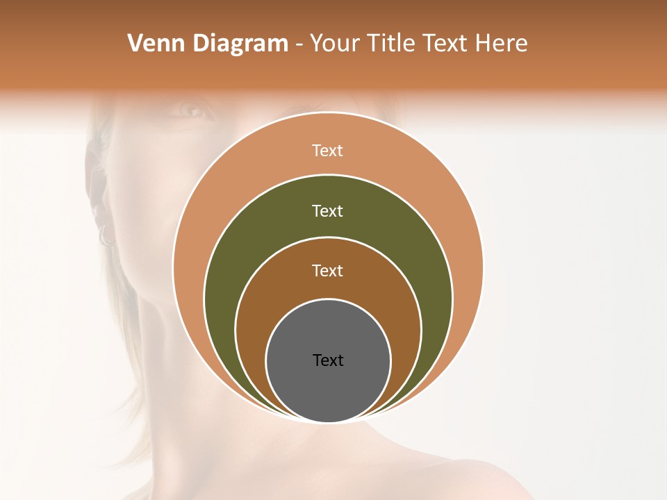 Young Laughing Facial PowerPoint Template