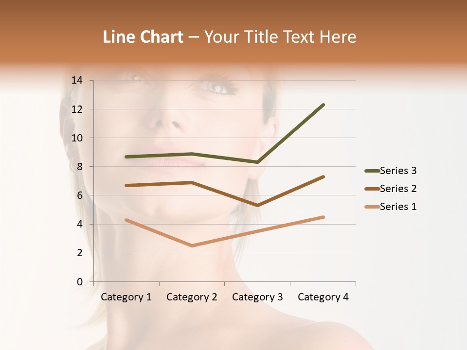 Young Laughing Facial PowerPoint Template