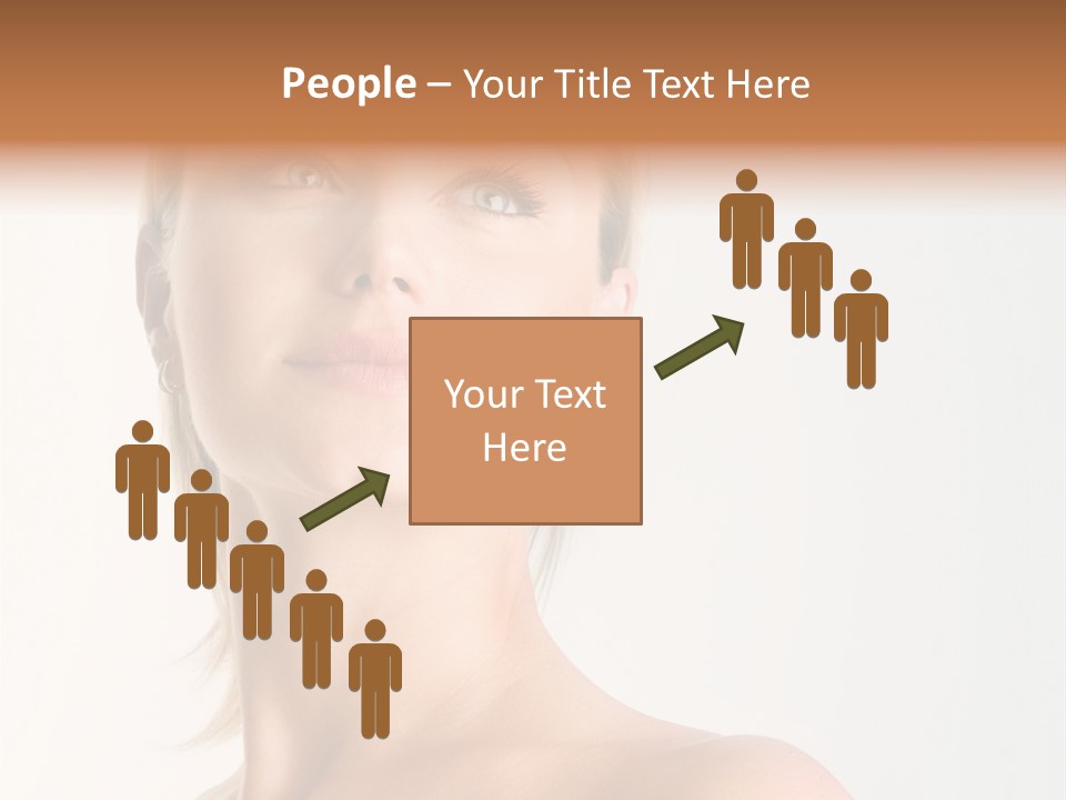 Young Laughing Facial PowerPoint Template