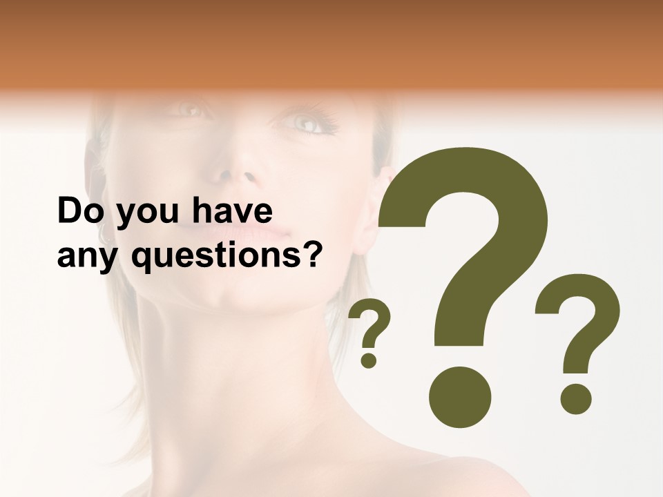 Young Laughing Facial PowerPoint Template