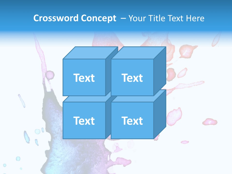 Bright Watercolor Drawn PowerPoint Template