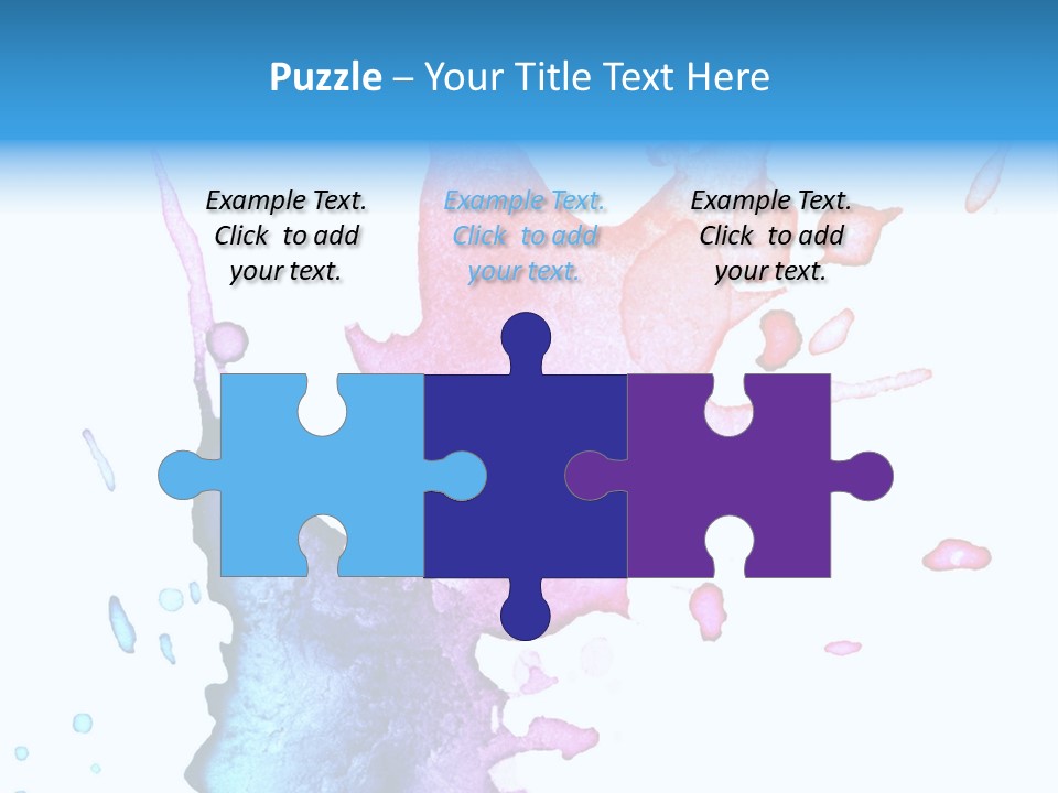 Bright Watercolor Drawn PowerPoint Template