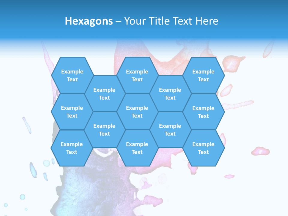 Bright Watercolor Drawn PowerPoint Template