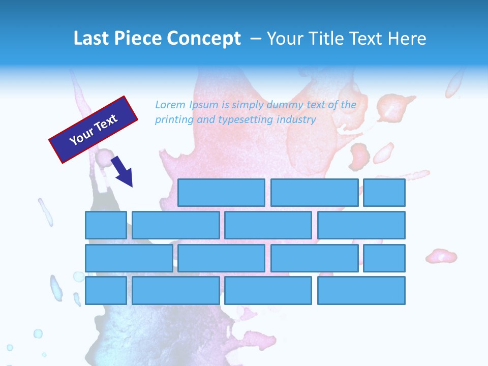 Bright Watercolor Drawn PowerPoint Template