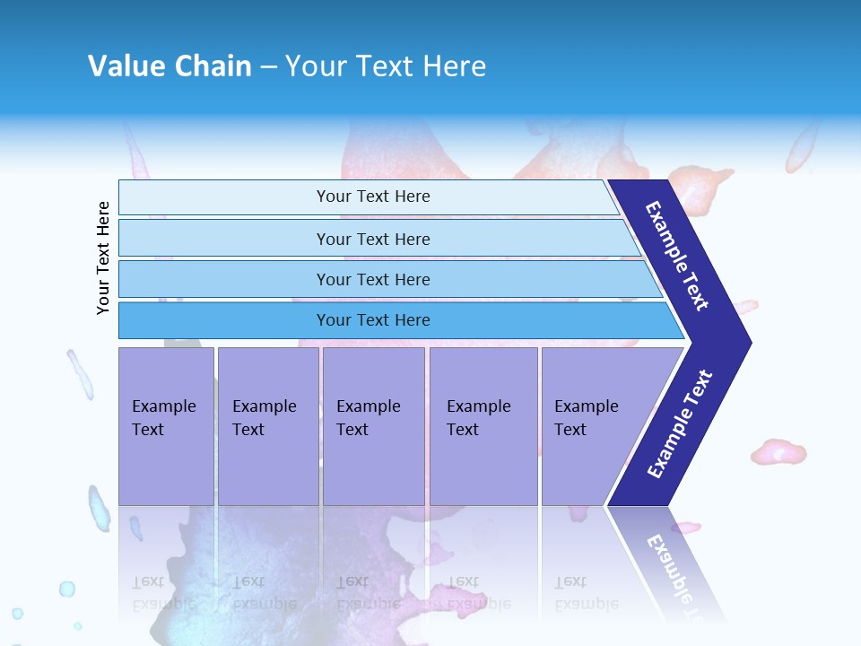 Bright Watercolor Drawn PowerPoint Template