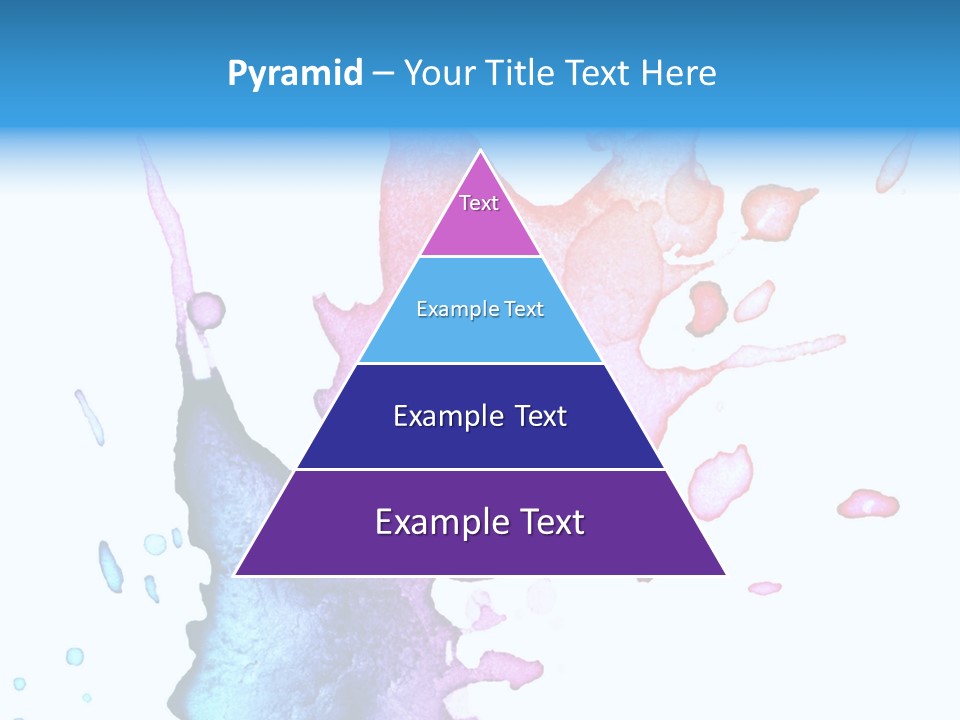 Bright Watercolor Drawn PowerPoint Template