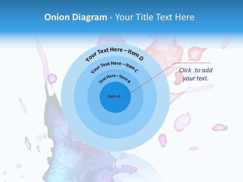 Bright Watercolor Drawn PowerPoint Template