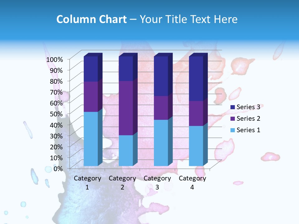 Bright Watercolor Drawn PowerPoint Template