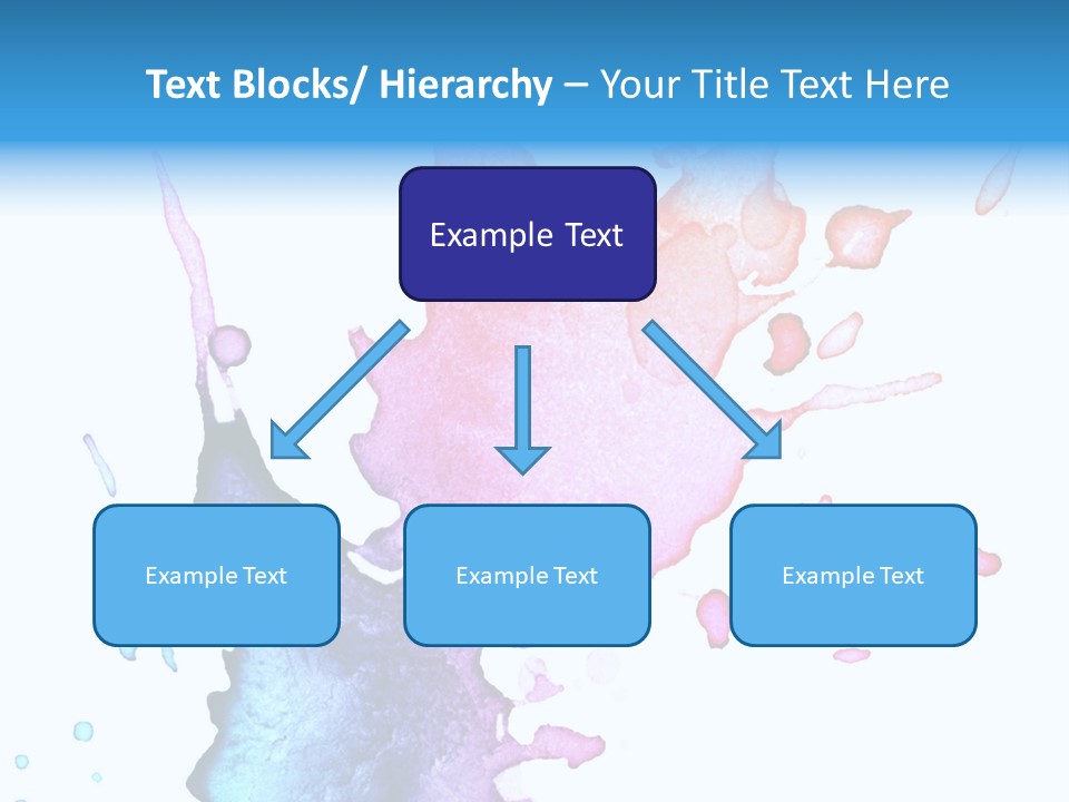 Bright Watercolor Drawn PowerPoint Template
