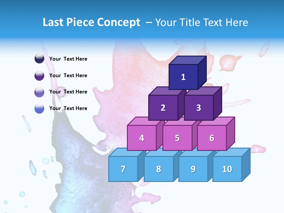 Bright Watercolor Drawn PowerPoint Template