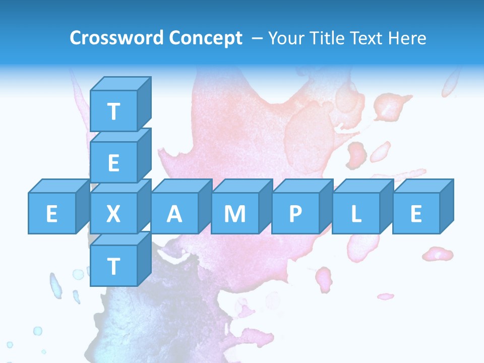 Bright Watercolor Drawn PowerPoint Template