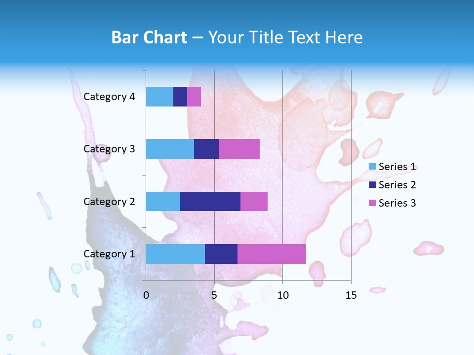 Bright Watercolor Drawn PowerPoint Template