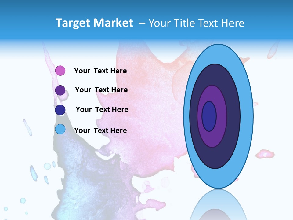 Bright Watercolor Drawn PowerPoint Template
