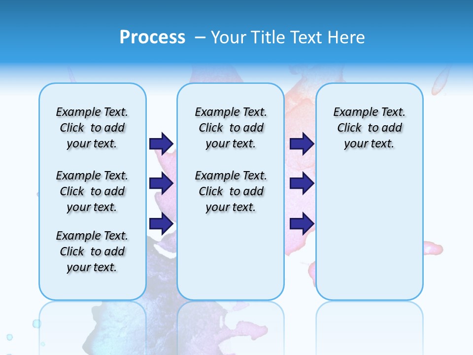 Bright Watercolor Drawn PowerPoint Template