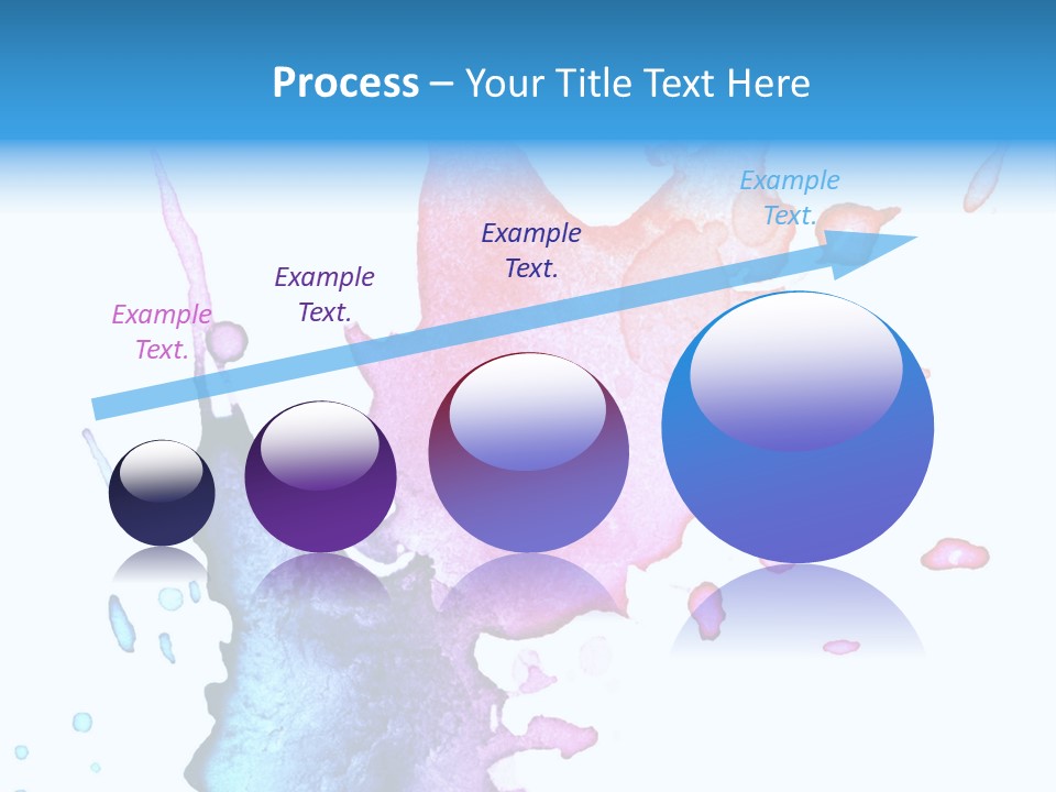 Bright Watercolor Drawn PowerPoint Template