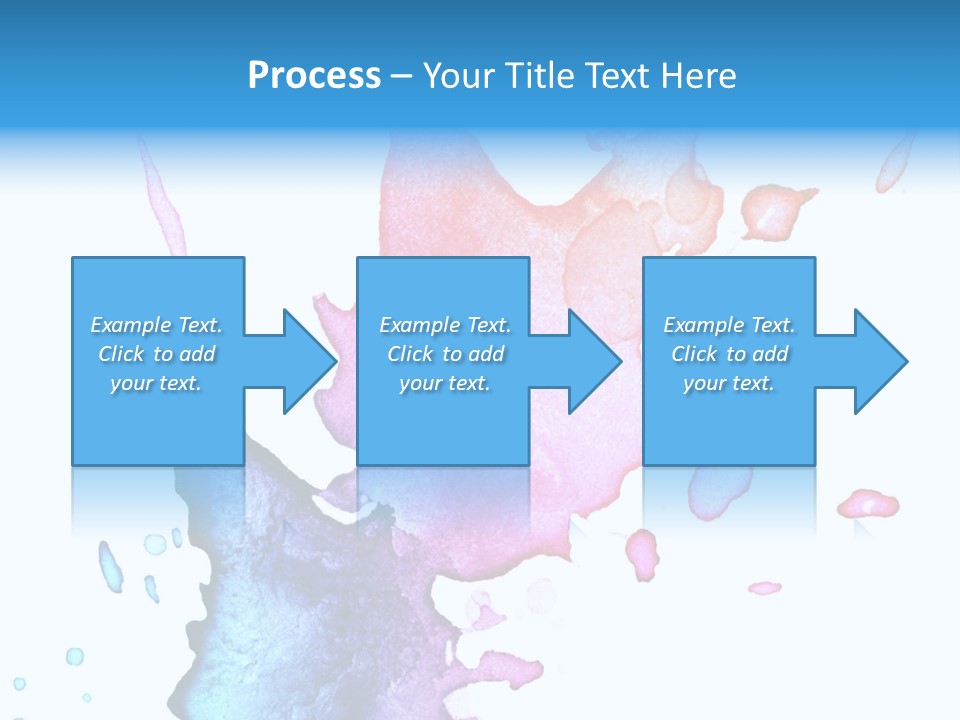 Bright Watercolor Drawn PowerPoint Template