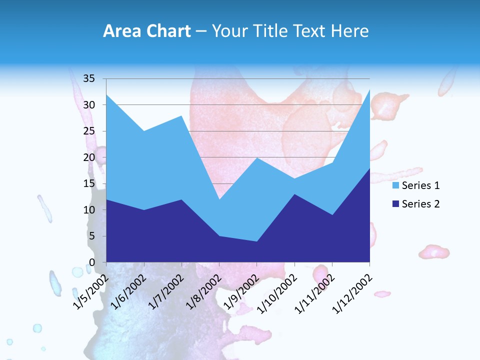 Bright Watercolor Drawn PowerPoint Template
