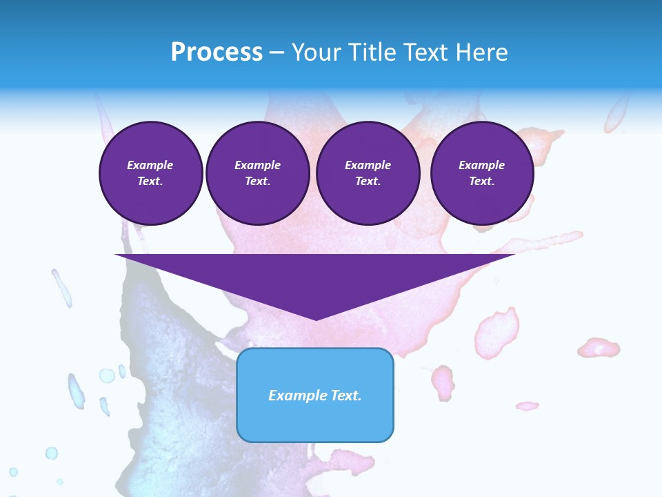 Bright Watercolor Drawn PowerPoint Template