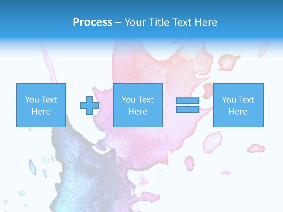 Bright Watercolor Drawn PowerPoint Template