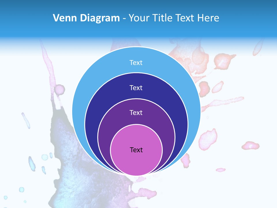 Bright Watercolor Drawn PowerPoint Template
