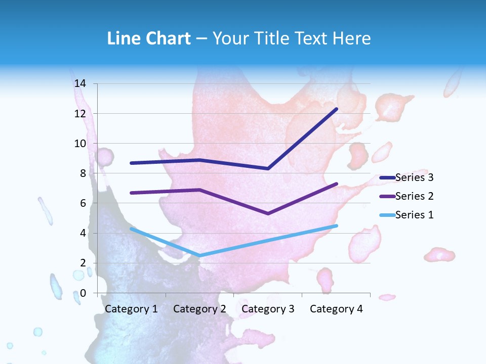 Bright Watercolor Drawn PowerPoint Template