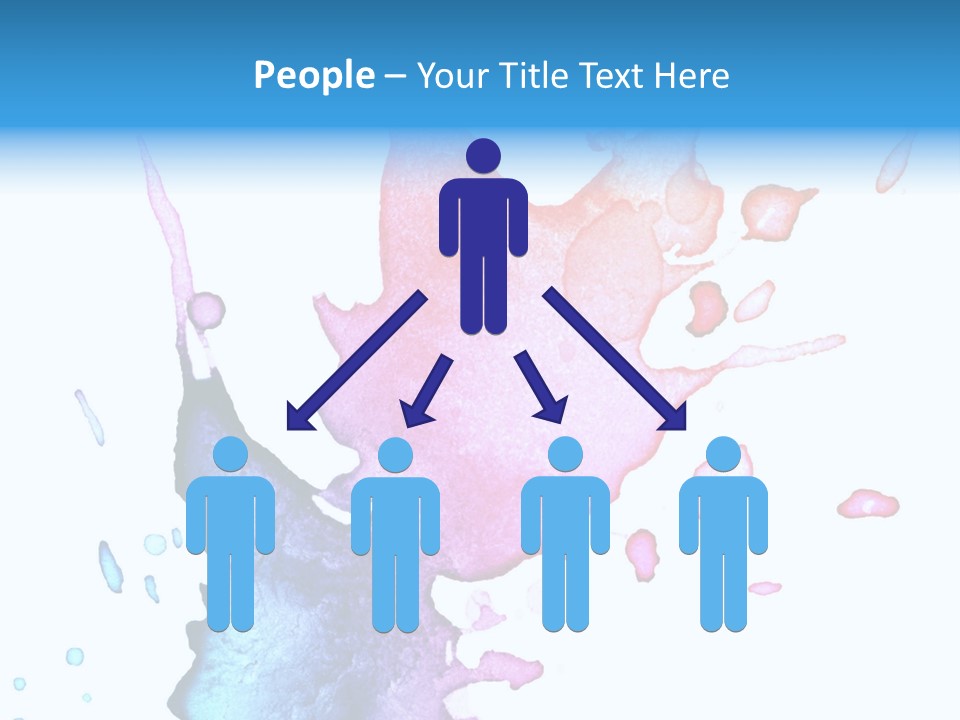 Bright Watercolor Drawn PowerPoint Template