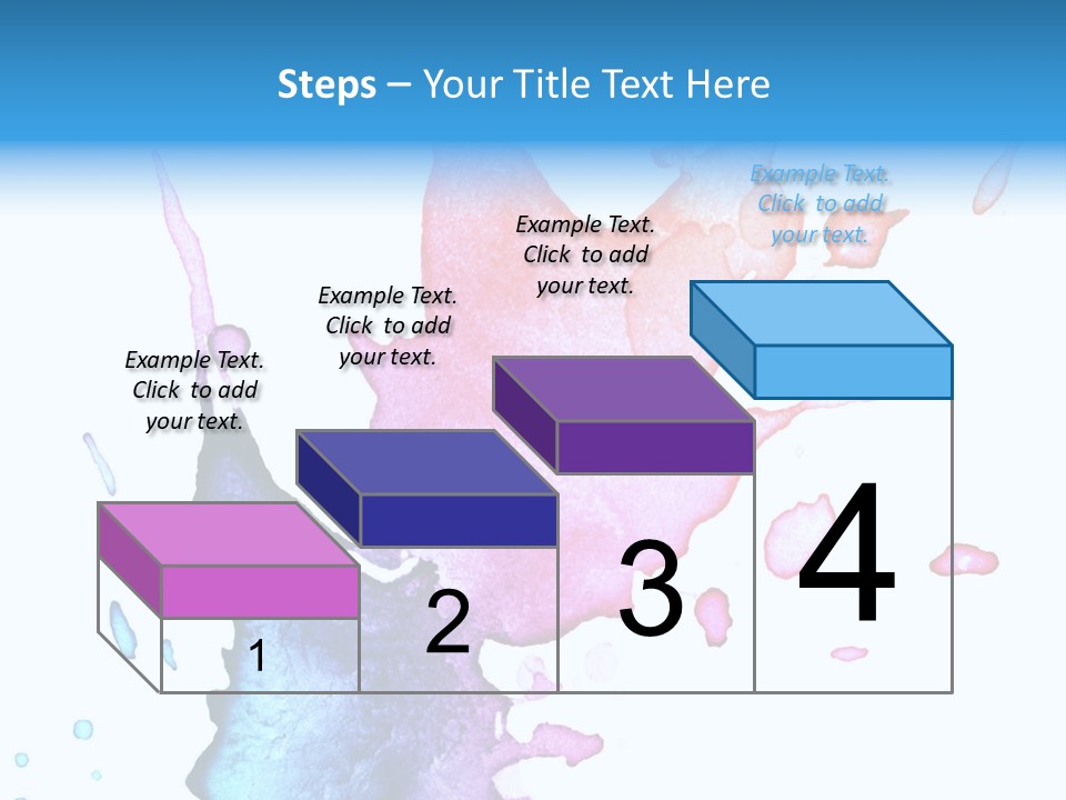 Bright Watercolor Drawn PowerPoint Template