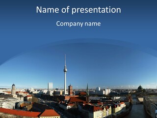 Mitte Rotes View PowerPoint Template