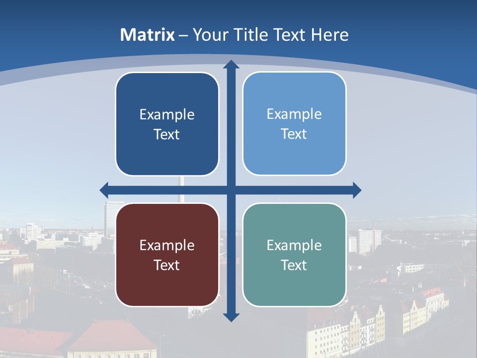 Mitte Rotes View PowerPoint Template