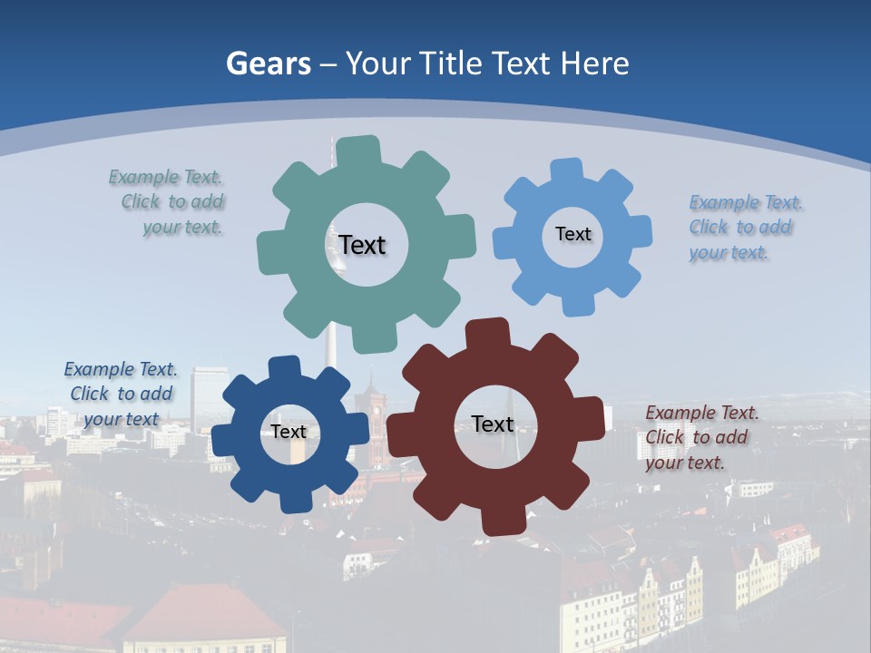 Mitte Rotes View PowerPoint Template