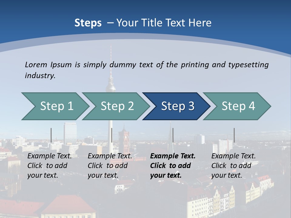Mitte Rotes View PowerPoint Template