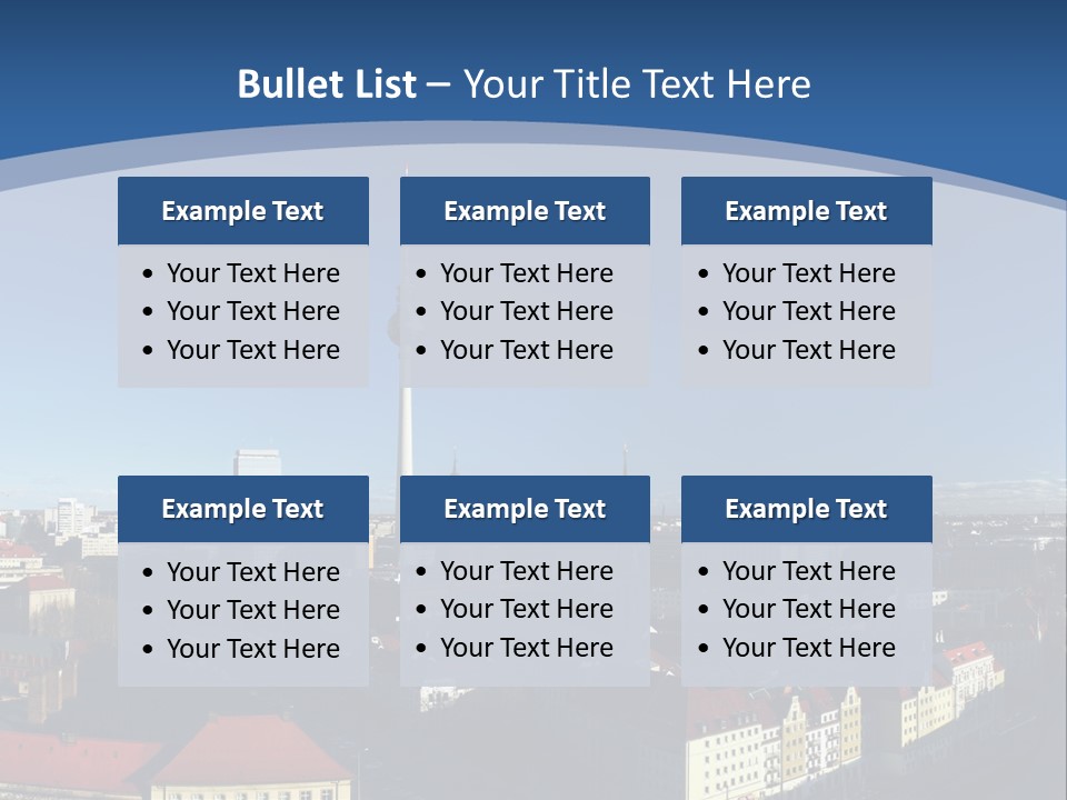Mitte Rotes View PowerPoint Template