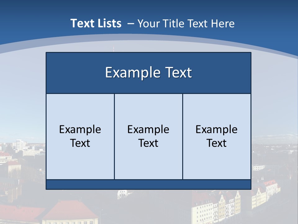 Mitte Rotes View PowerPoint Template