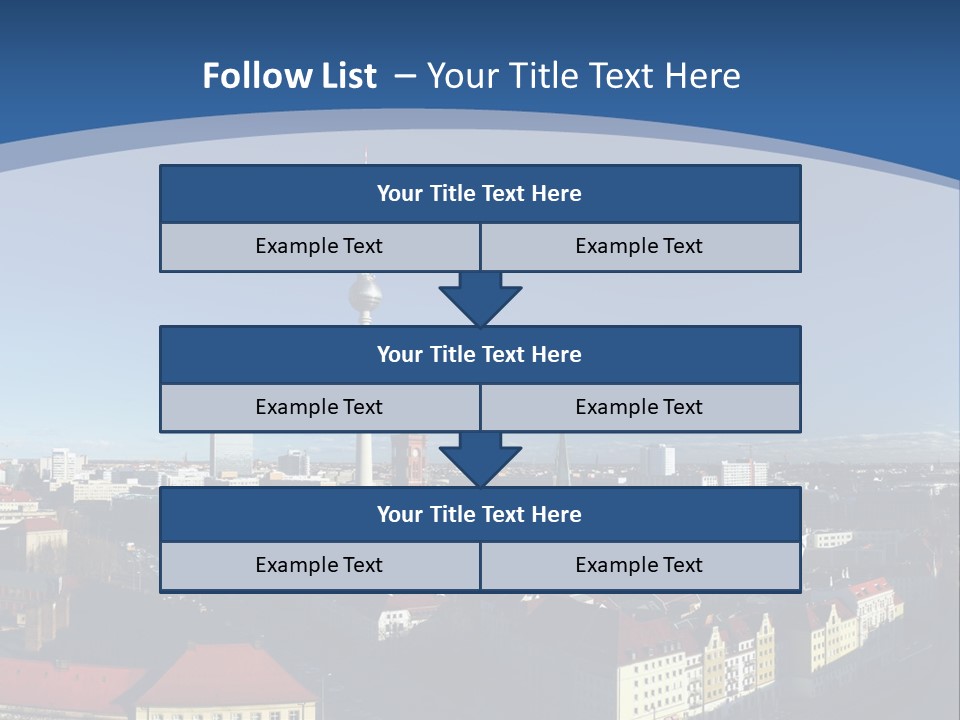 Mitte Rotes View PowerPoint Template