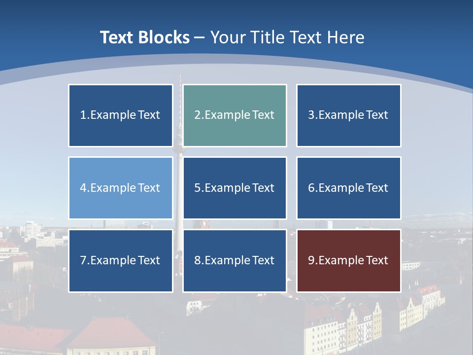 Mitte Rotes View PowerPoint Template
