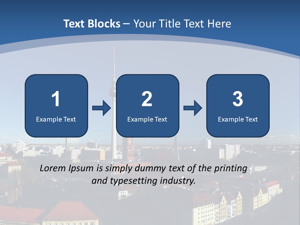 Mitte Rotes View PowerPoint Template