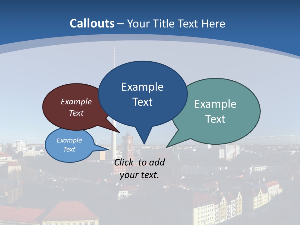 Mitte Rotes View PowerPoint Template