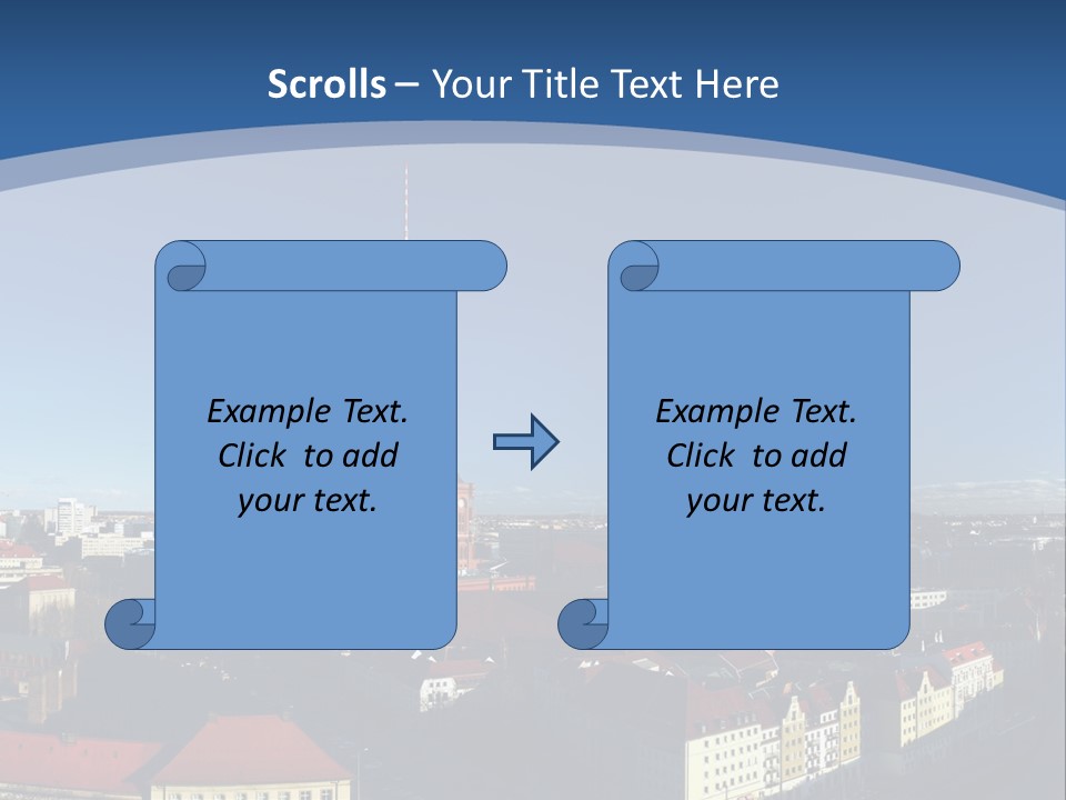 Mitte Rotes View PowerPoint Template