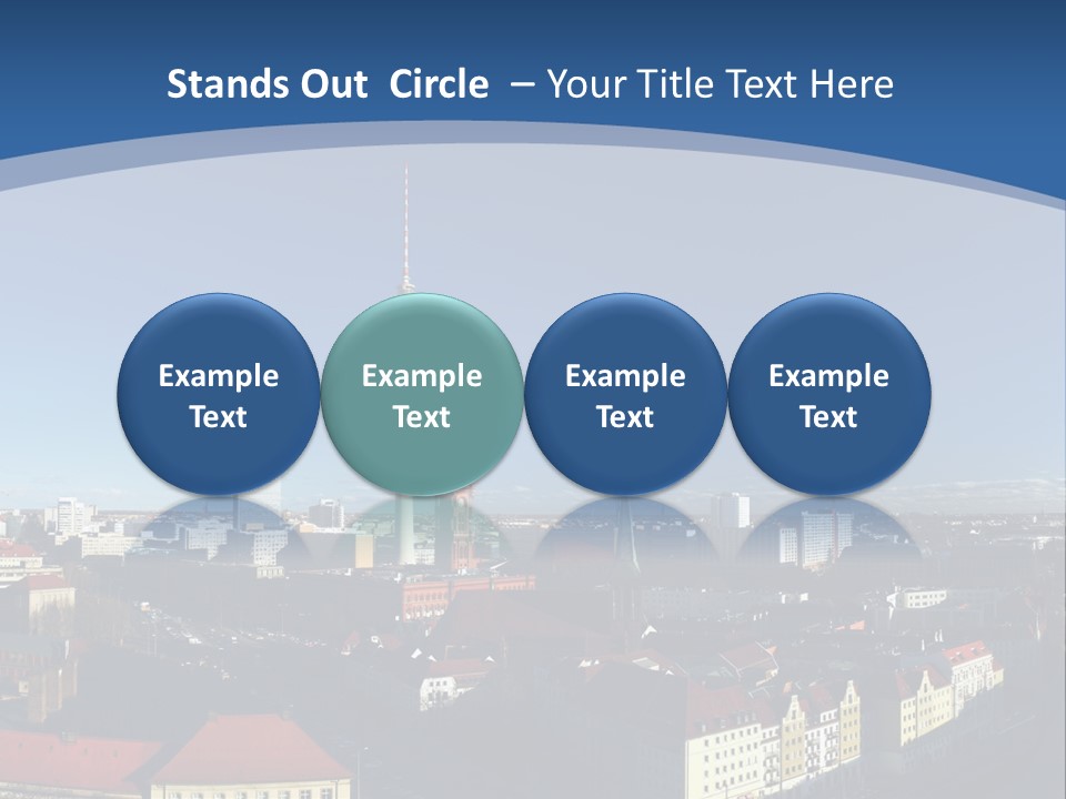 Mitte Rotes View PowerPoint Template