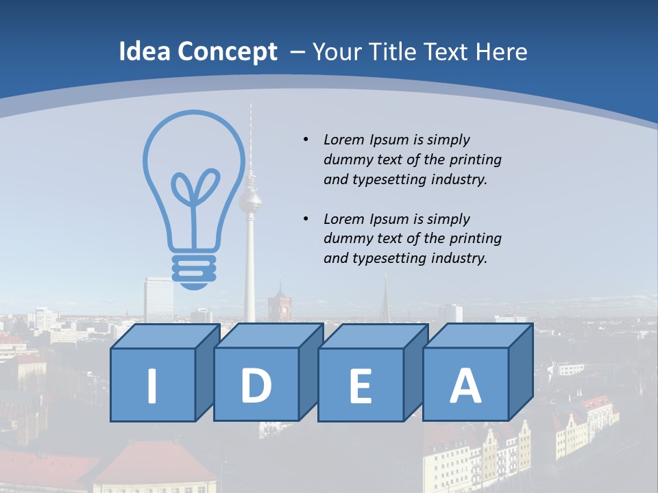 Mitte Rotes View PowerPoint Template