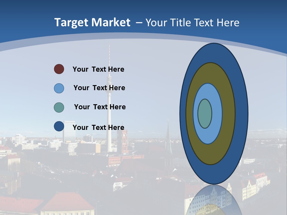 Mitte Rotes View PowerPoint Template