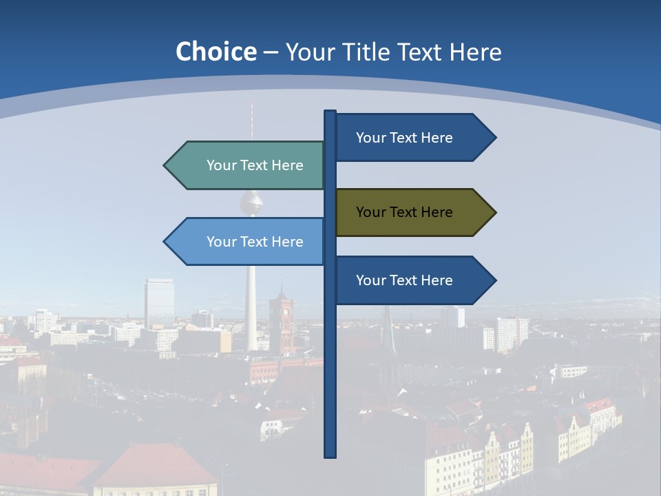 Mitte Rotes View PowerPoint Template